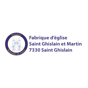 Logo fabrique d'eglise de saint ghislain